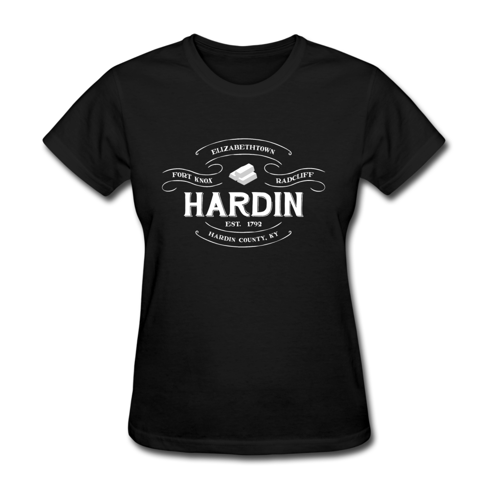 Hardin County Vintage Banner Women's T-Shirt - black