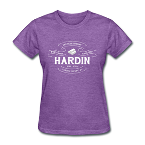 Hardin County Vintage Banner Women's T-Shirt - purple heather