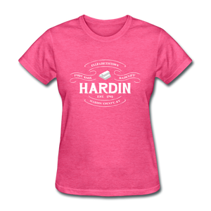 Hardin County Vintage Banner Women's T-Shirt - heather pink