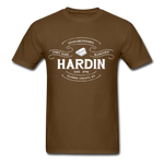 Hardin County Vintage Banner T-Shirt - brown