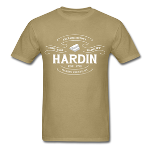 Hardin County Vintage Banner T-Shirt - khaki