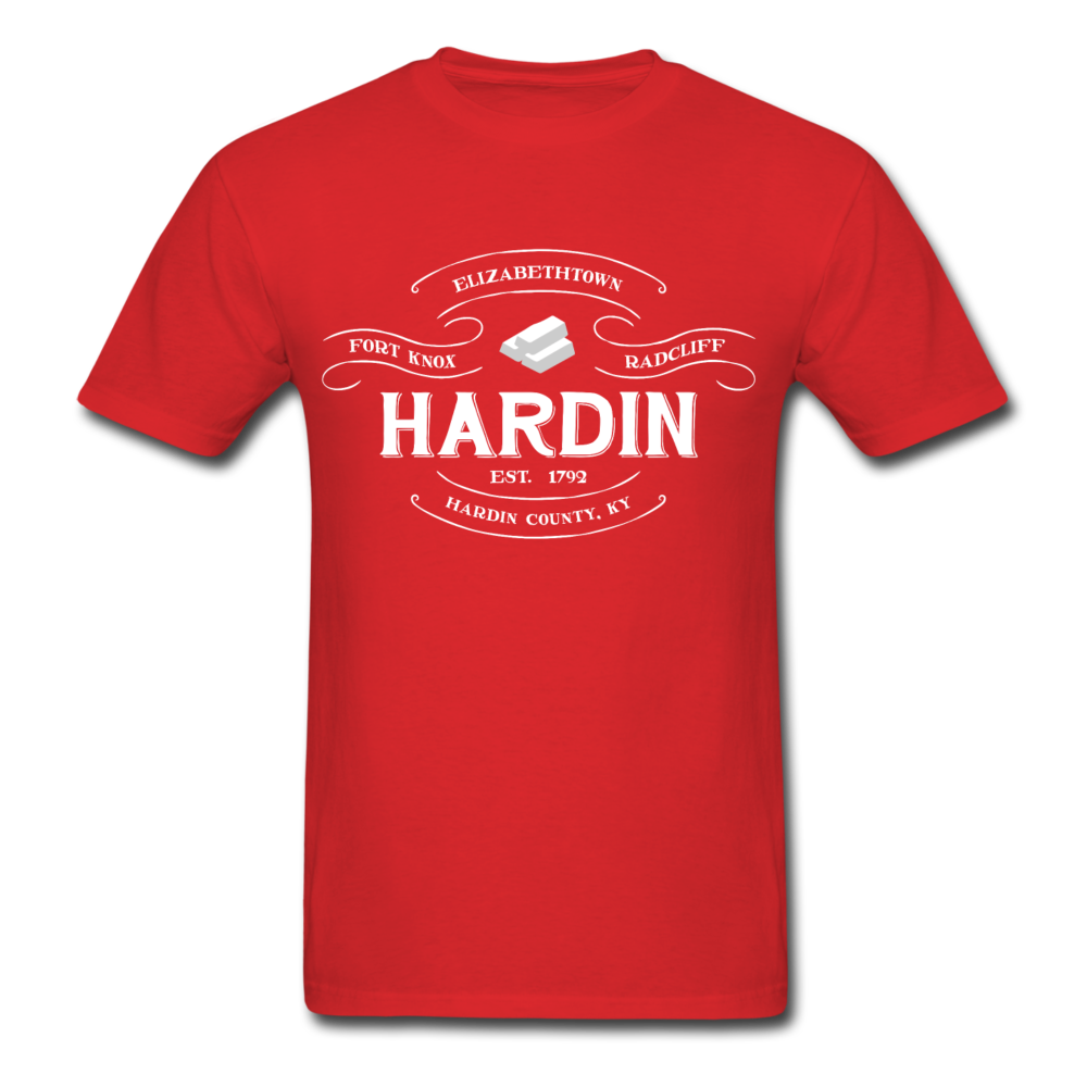 Hardin County Vintage Banner T-Shirt - red