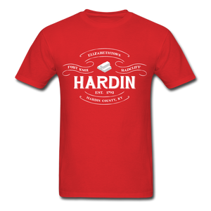 Hardin County Vintage Banner T-Shirt - red