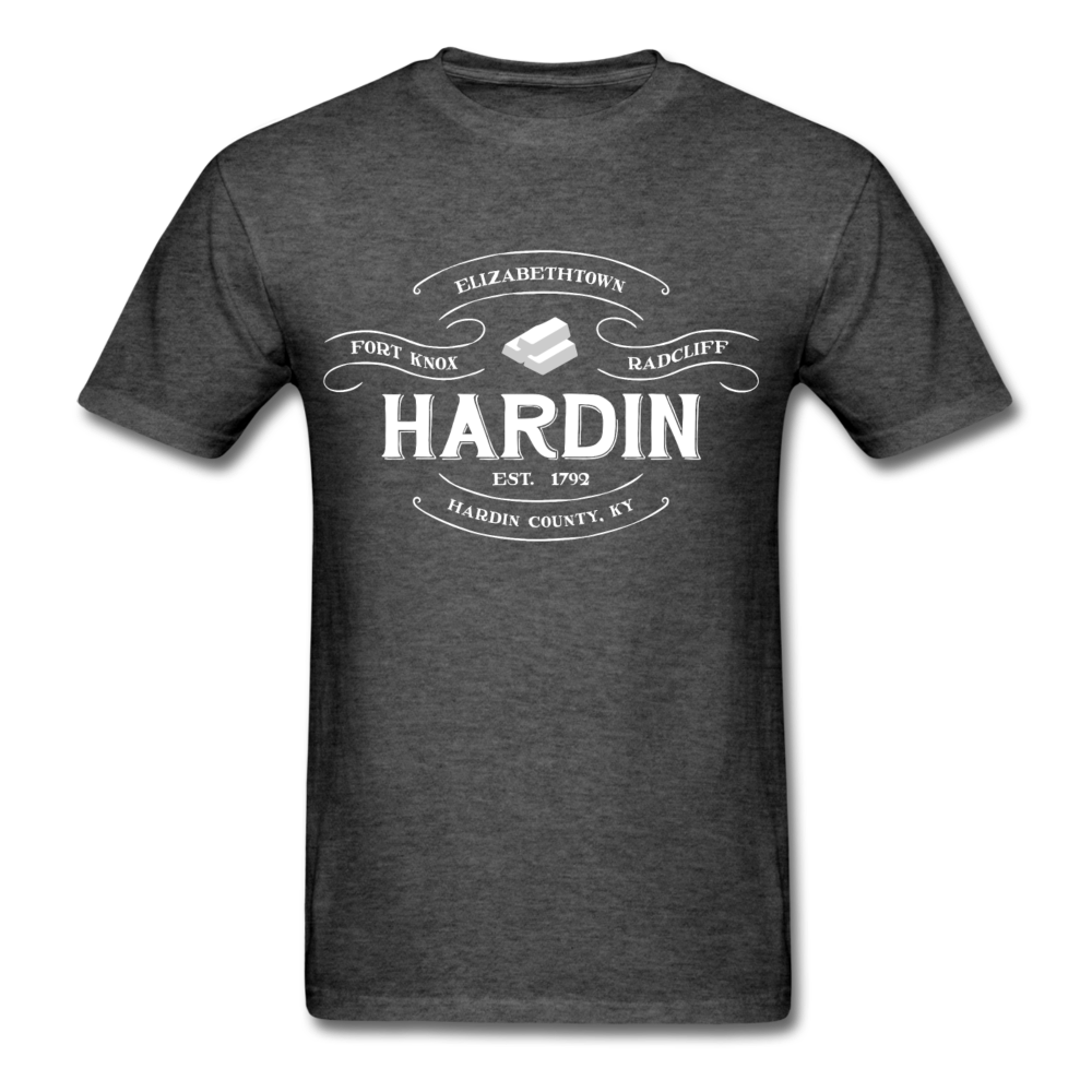 Hardin County Vintage Banner T-Shirt - heather black