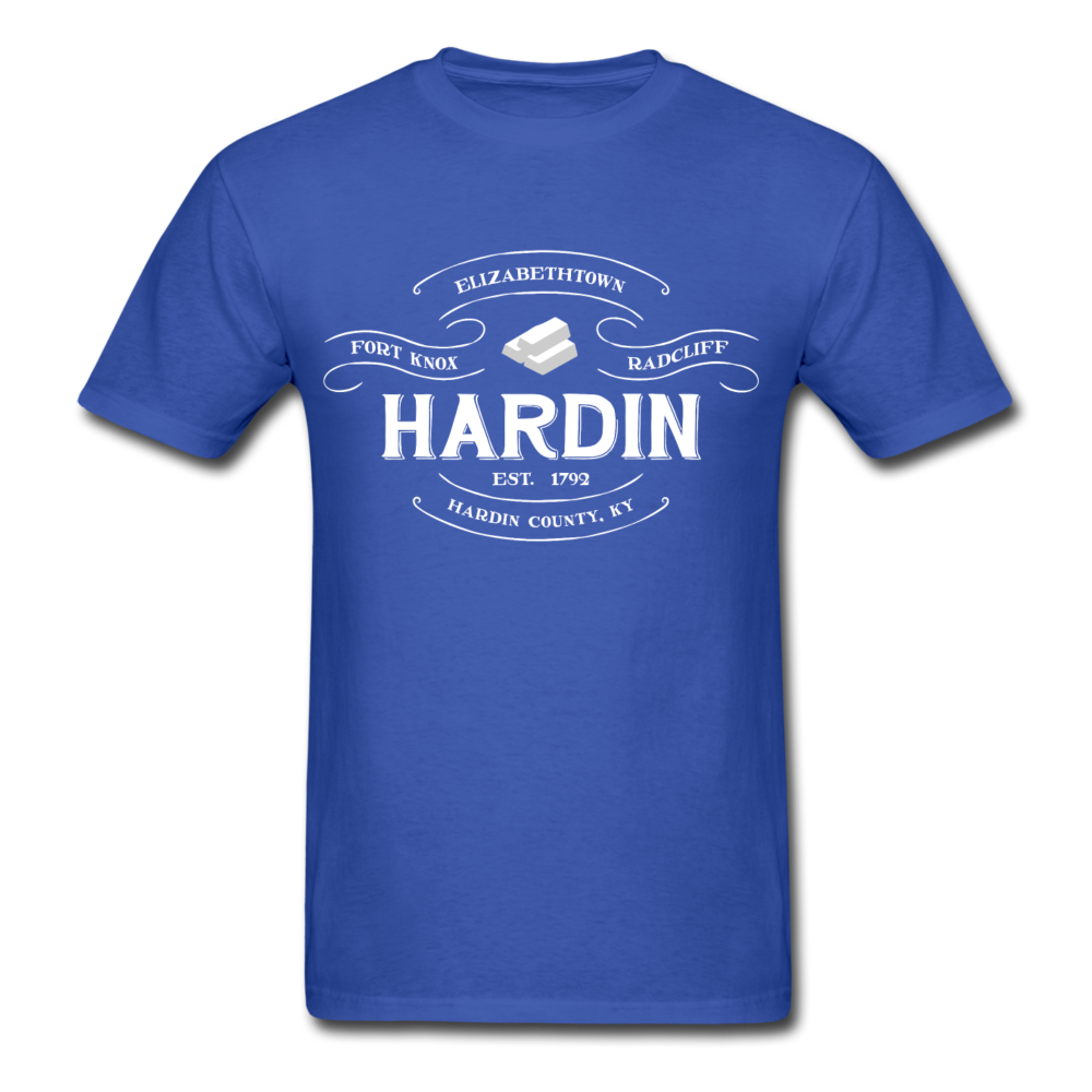 Hardin County Vintage Banner T-Shirt - royal blue