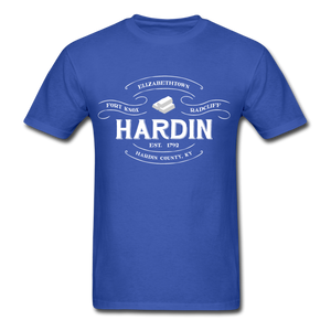 Hardin County Vintage Banner T-Shirt - royal blue