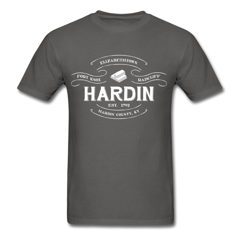 Hardin County Vintage Banner T-Shirt - charcoal