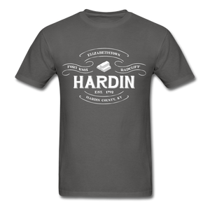 Hardin County Vintage Banner T-Shirt - charcoal