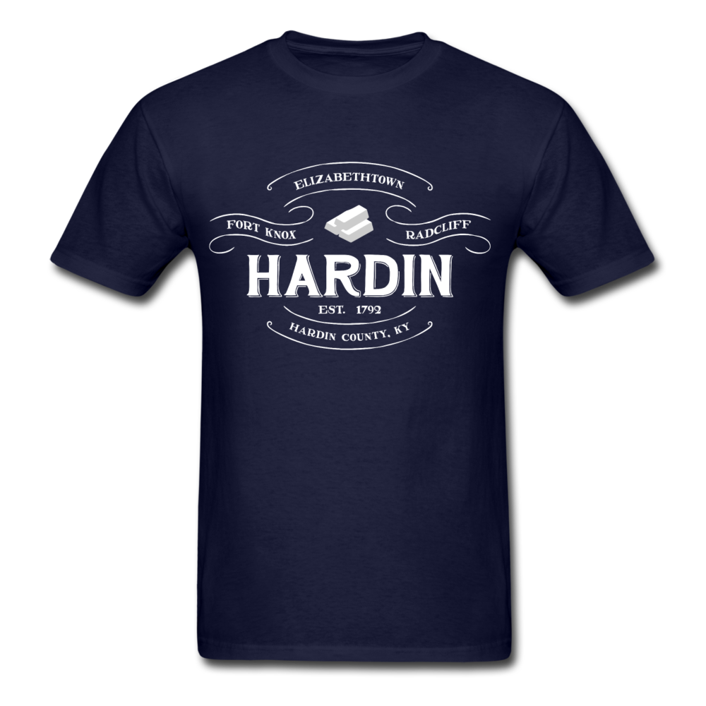 Hardin County Vintage Banner T-Shirt - navy