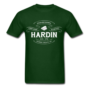 Hardin County Vintage Banner T-Shirt - forest green