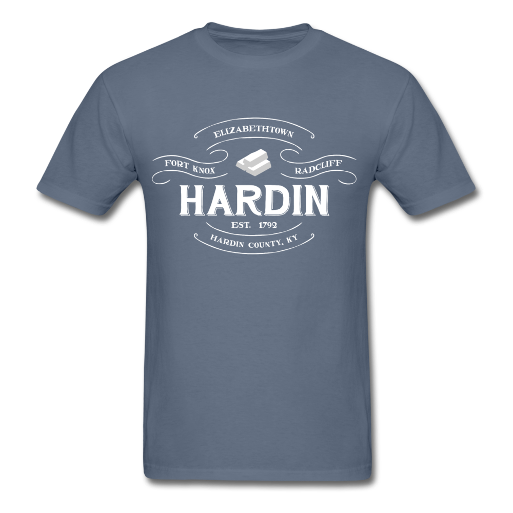 Hardin County Vintage Banner T-Shirt - denim