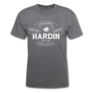 Hardin County Vintage Banner T-Shirt - mineral charcoal gray