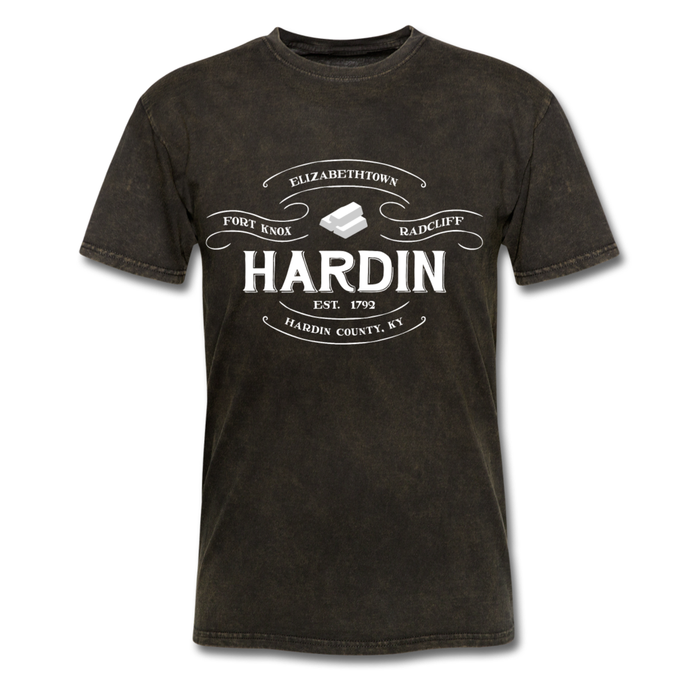 Hardin County Vintage Banner T-Shirt - mineral black