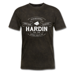 Hardin County Vintage Banner T-Shirt - mineral black