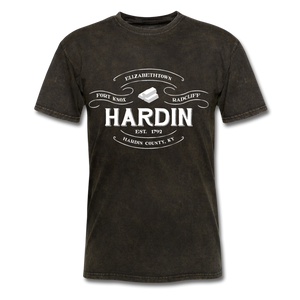 Hardin County Vintage Banner T-Shirt - mineral black