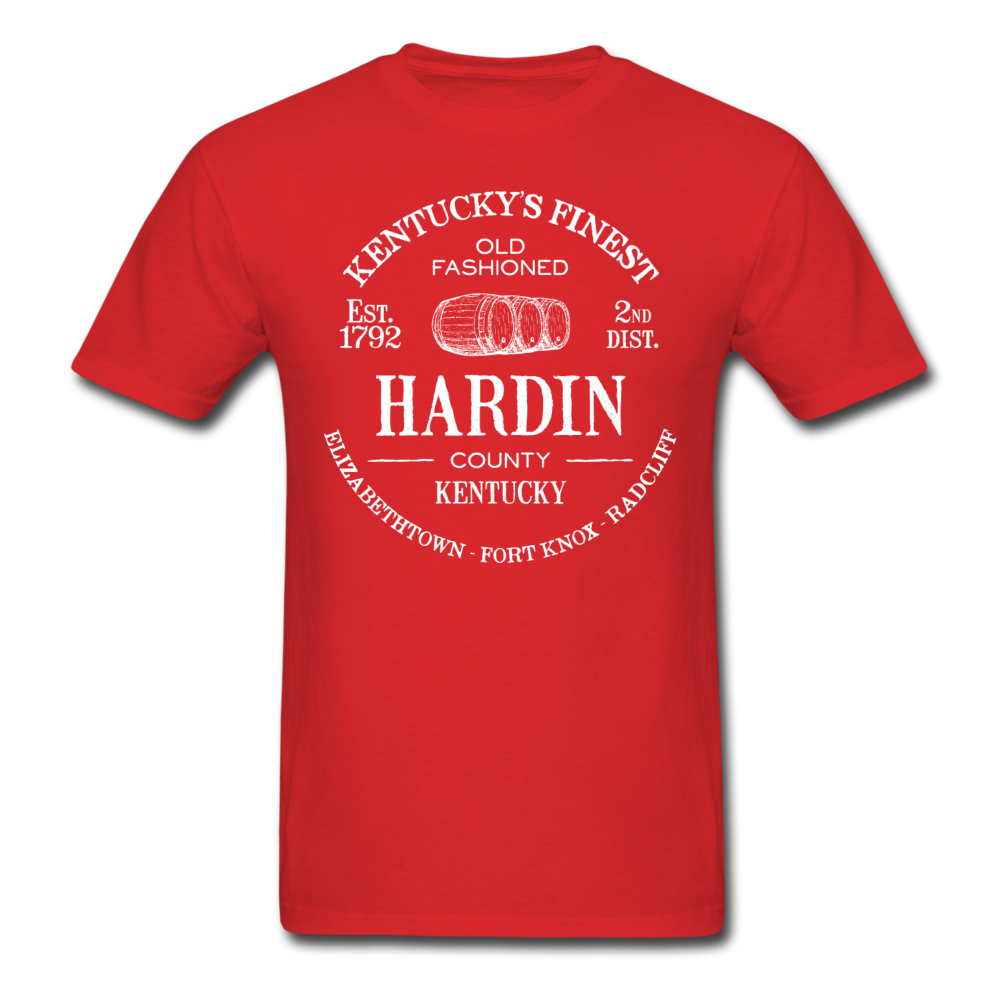 Hardin County Vintage KY's Finest T-Shirt - red