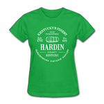 Hardin County Vintage KY's Finest Women's T-Shirt - bright green