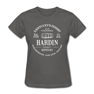 Hardin County Vintage KY's Finest Women's T-Shirt - charcoal