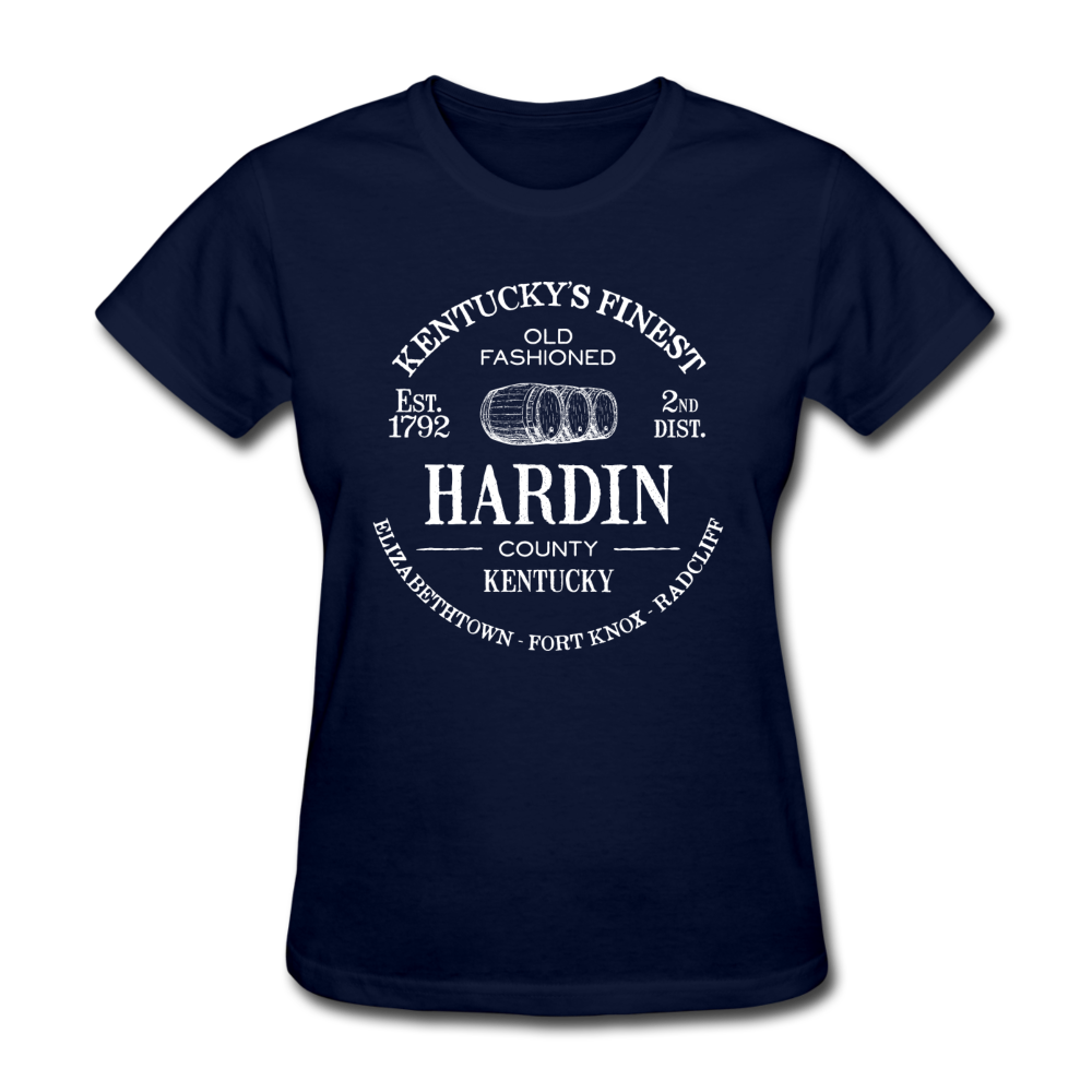 Hardin County Vintage KY's Finest Women's T-Shirt - navy