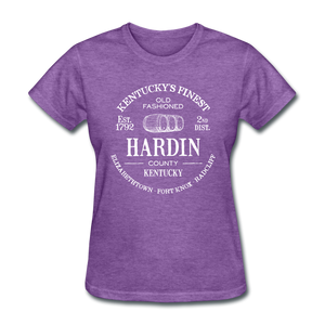 Hardin County Vintage KY's Finest Women's T-Shirt - purple heather