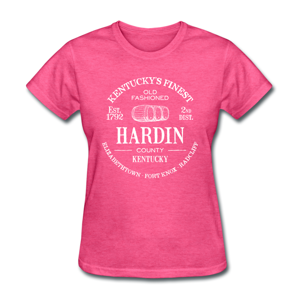 Hardin County Vintage KY's Finest Women's T-Shirt - heather pink