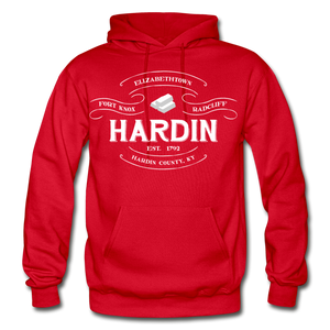 Hardin County Vintage Banner Hoodie - red