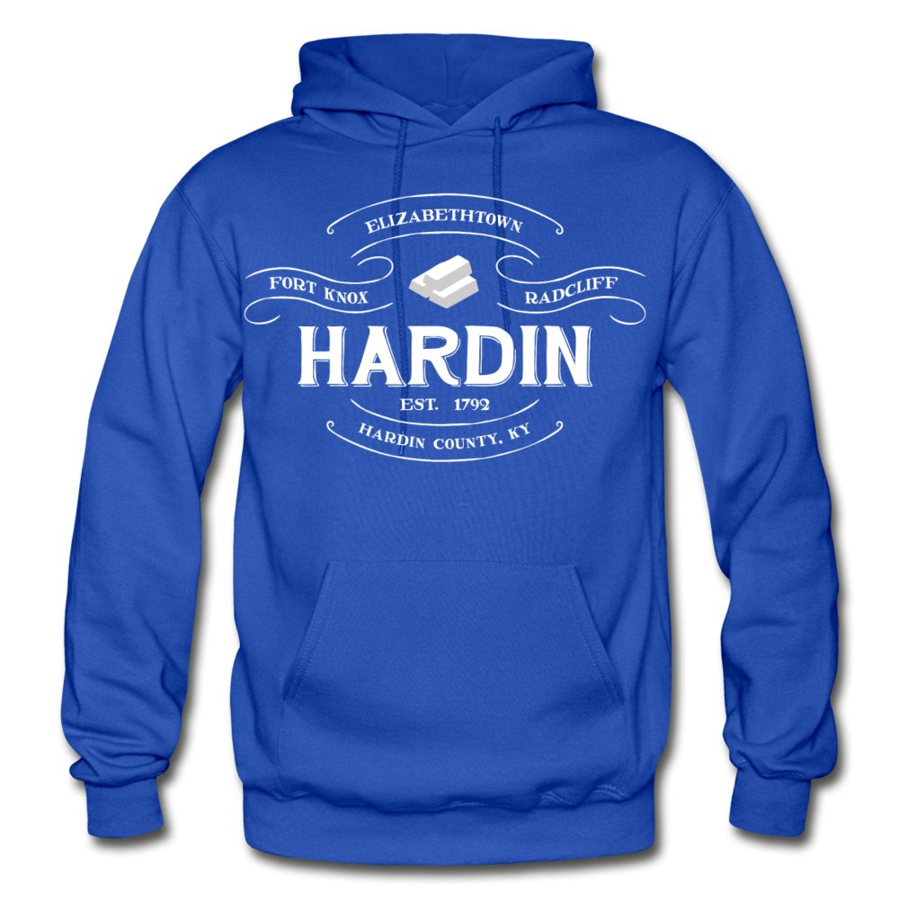 Hardin County Vintage Banner Hoodie - royal blue