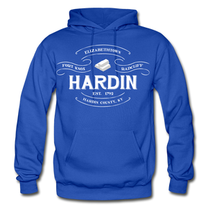 Hardin County Vintage Banner Hoodie - royal blue