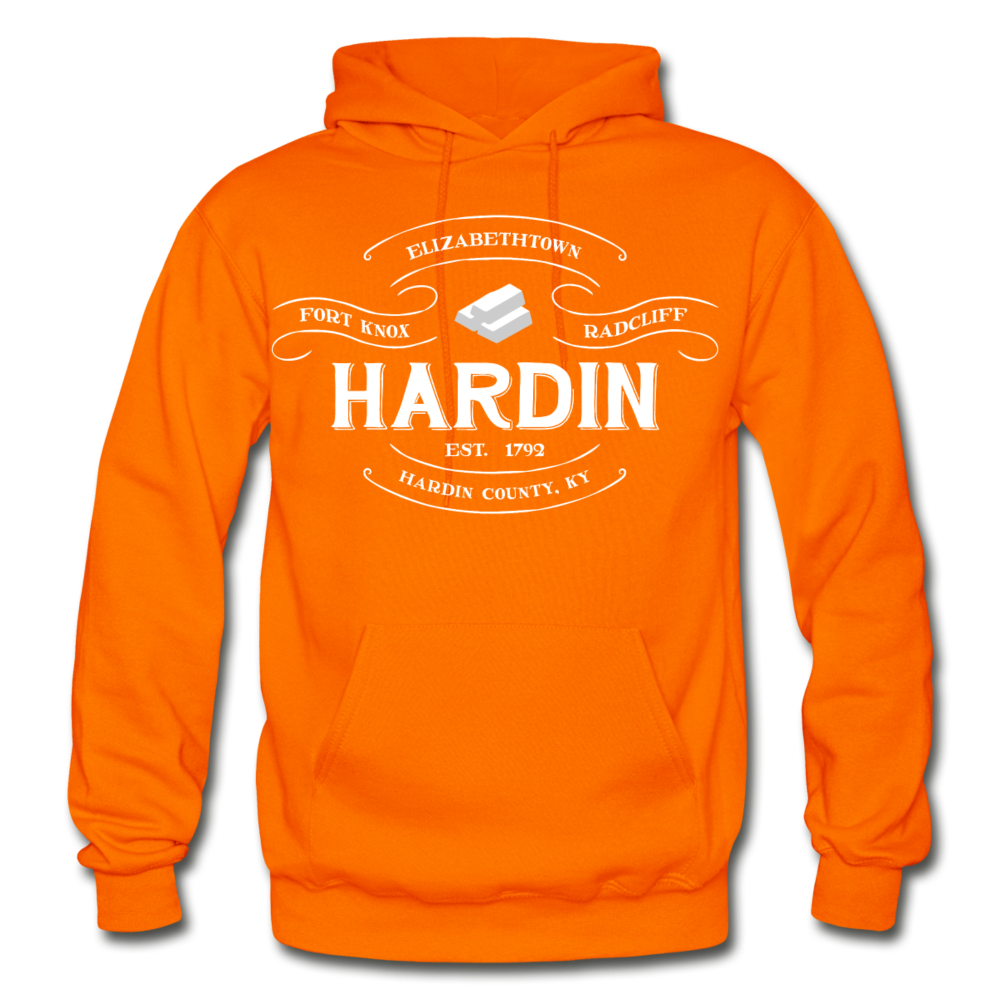 Hardin County Vintage Banner Hoodie - orange