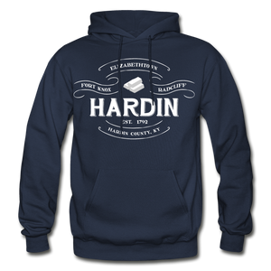 Hardin County Vintage Banner Hoodie - navy