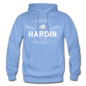 Hardin County Vintage Banner Hoodie - carolina blue