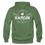Hardin County Vintage Banner Hoodie - military green