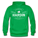 Hardin County Vintage Banner Hoodie - kelly green