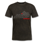 Jefferson County Map T-Shirt - mineral black