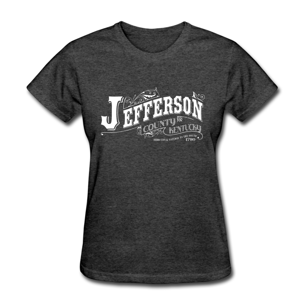 Jefferson County Ornate Women's T-Shirt - heather black