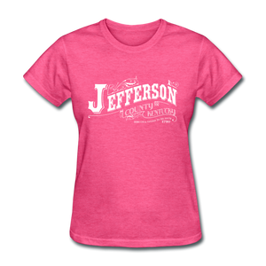 Jefferson County Ornate Women's T-Shirt - heather pink