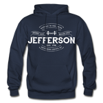 Jefferson County Vintage Banner Hoodie - navy