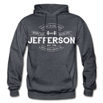 Jefferson County Vintage Banner Hoodie - charcoal gray