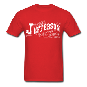 Jefferson County Ornate T-Shirt - red