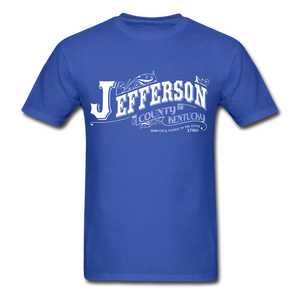 Jefferson County Ornate T-Shirt - royal blue