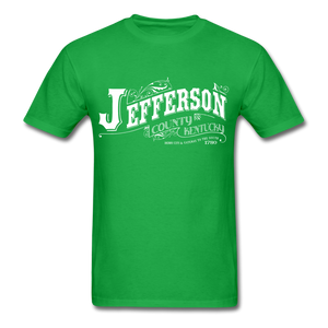 Jefferson County Ornate T-Shirt - bright green