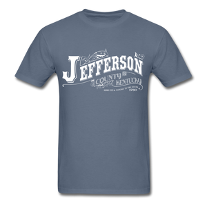 Jefferson County Ornate T-Shirt - denim
