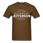 Jefferson County Vintage Banner T-Shirt - brown