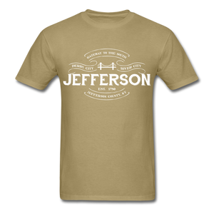 Jefferson County Vintage Banner T-Shirt - khaki