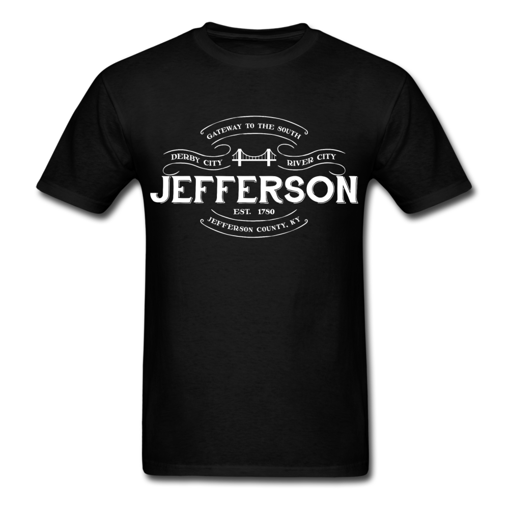 Jefferson County Vintage Banner T-Shirt - black