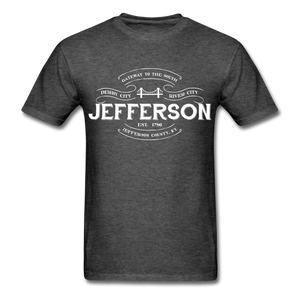 Jefferson County Vintage Banner T-Shirt - heather black