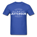 Jefferson County Vintage Banner T-Shirt - royal blue