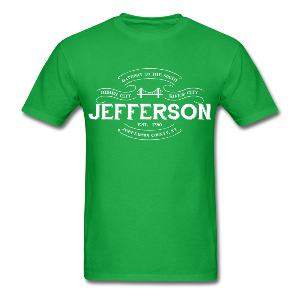 Jefferson County Vintage Banner T-Shirt - bright green