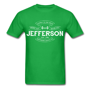 Jefferson County Vintage Banner T-Shirt - bright green