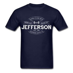 Jefferson County Vintage Banner T-Shirt - navy